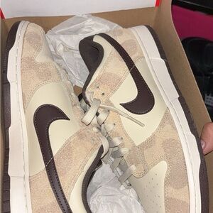 mens Nike dunk low cheetah print size 10